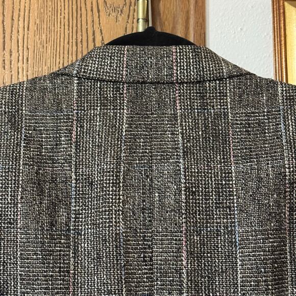 1990s Kuppenheimer Mens Sport Coat Size 44" Gray Pink Blue Single Breasted READ - Picture 6 of 11